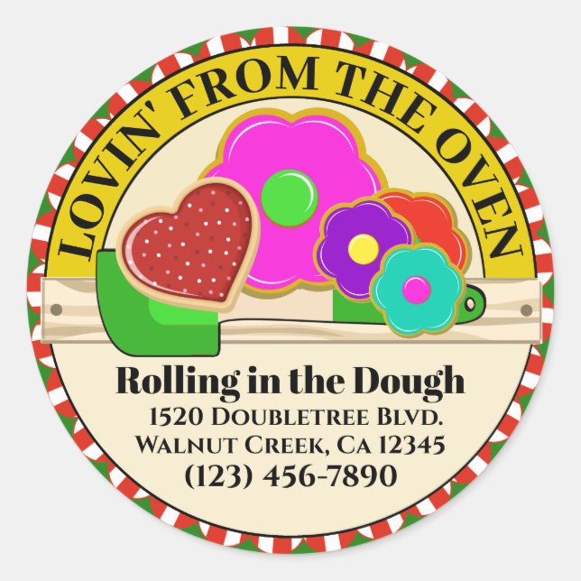 Adorando do adesivo de Comida Forno (Frente)