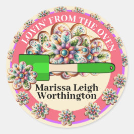 Adorando do adesivo de Comida Forno