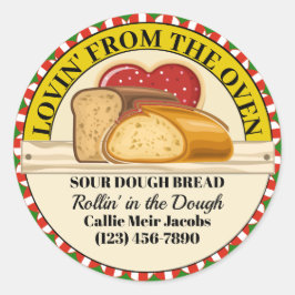 Adorando do adesivo de Comida Forno