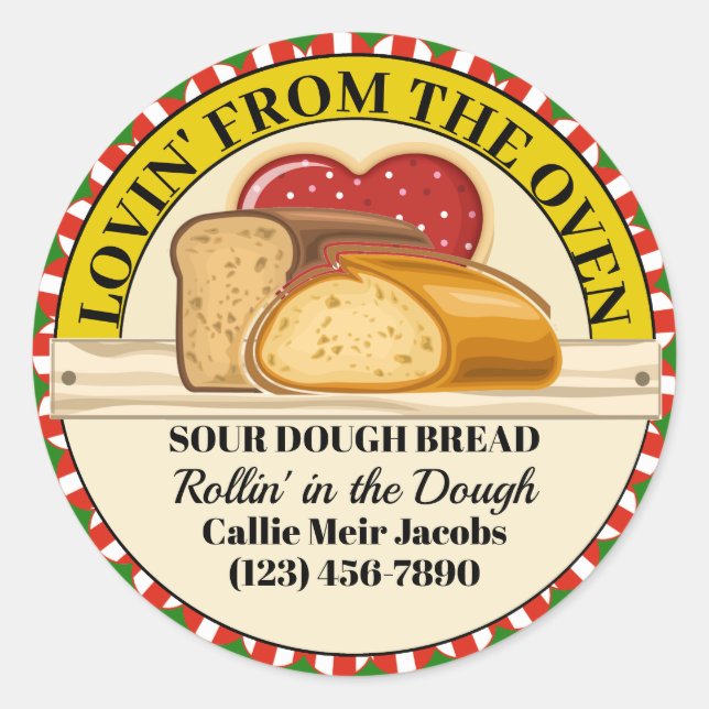 Adorando do adesivo de Comida Forno (Frente)