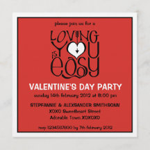 Adorando seu convite para Dia de os namorados bran