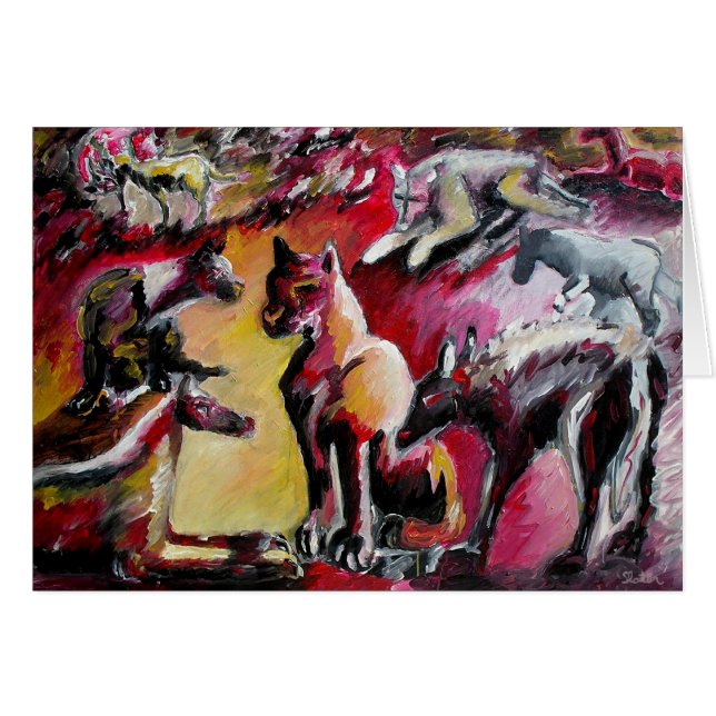 Adoraram-no - cartão (Frente Horizontal)