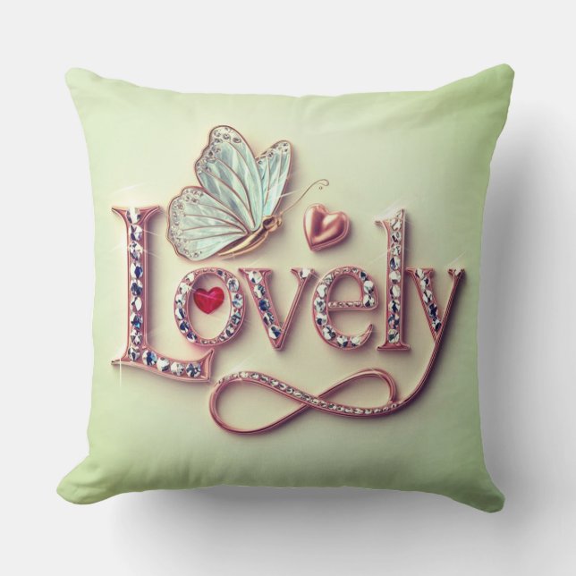 Adorável almofada decorativa suave para o sotaque  (Frente)