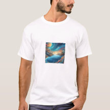 adorável camiseta cosmos