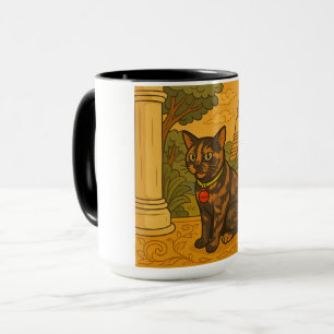 Adorável caneca de café do Sião