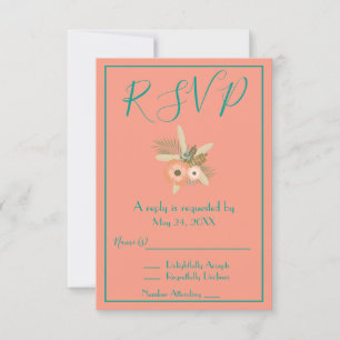 Adorável Convite RSVP Starfish