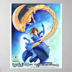 Adorável demônio: Poster das Crônicas de Destronom