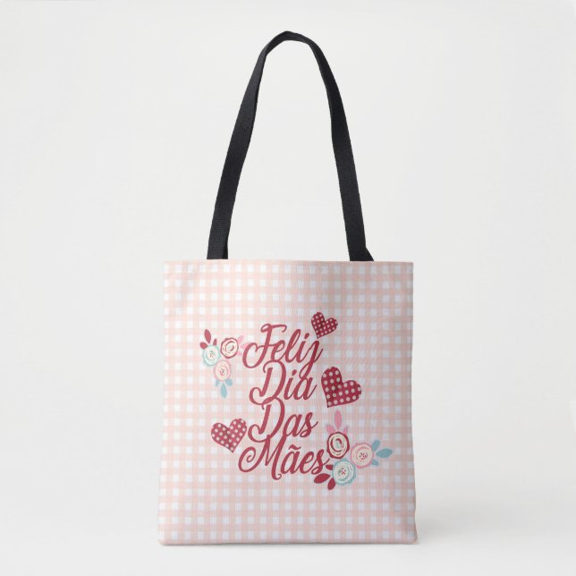Adorável Feliz Dia Das Mães | Tote Bag (Frente)