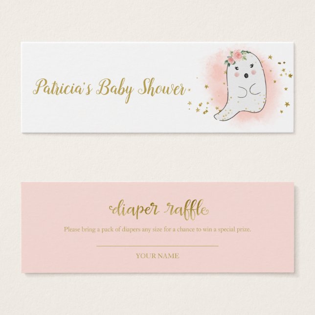 Adorável Fralda de Chá de fraldas do Fantasma Raff (Frente & Verso)