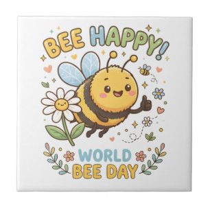 Adorável ilustração "Abe feliz!" para o Dia Mundia