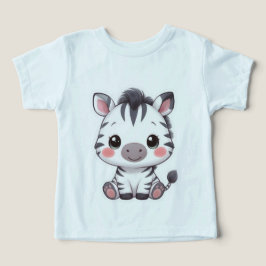 Adorável Kawaii Chibi Zebra