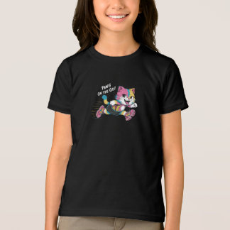 Adorável Kawaii Happy Character T-Shirt: Whimsical
