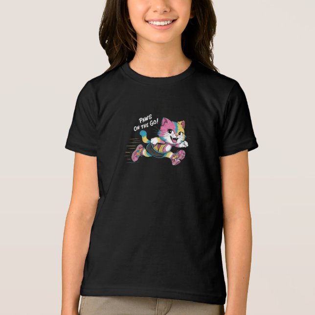 Adorável Kawaii Happy Character T-Shirt: Whimsical (Frente)