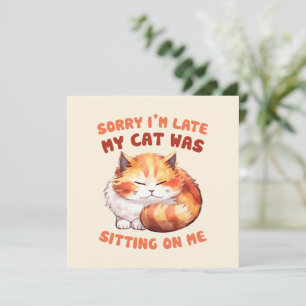 Adorável Laranja Tabby Cat. Desculpe-me por estar 
