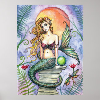 Adorável Poster da Sereia por Molly Harrison