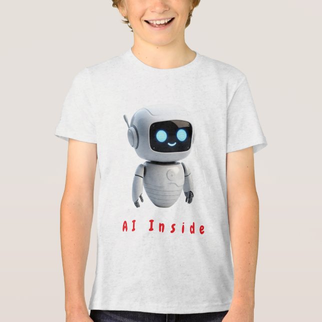 Adorável Robô Espacial Chibi Amigo - Digi Minimali (Frente)