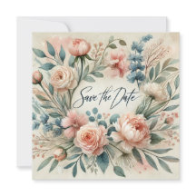 Adorável Salve o Anúncio de Casamento de Data