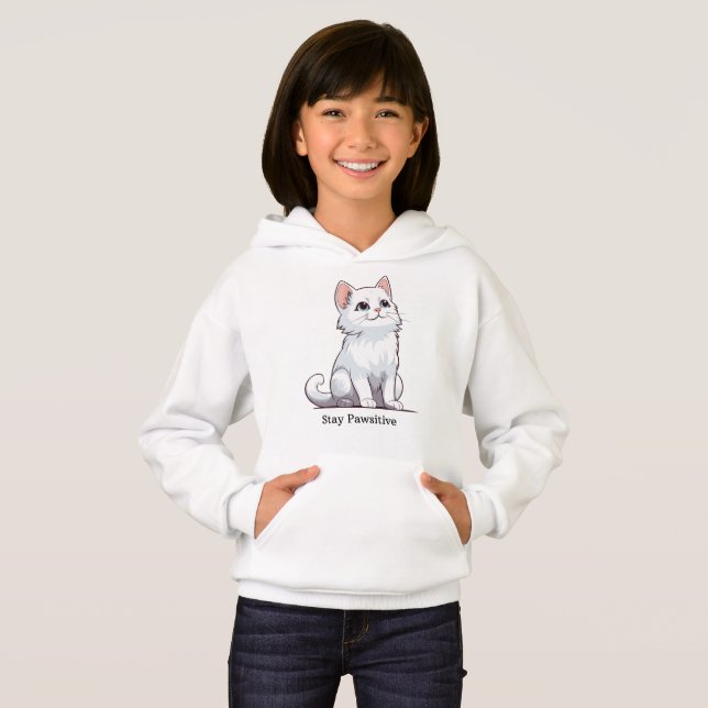 Adorável White Kitten (Frente Completa)