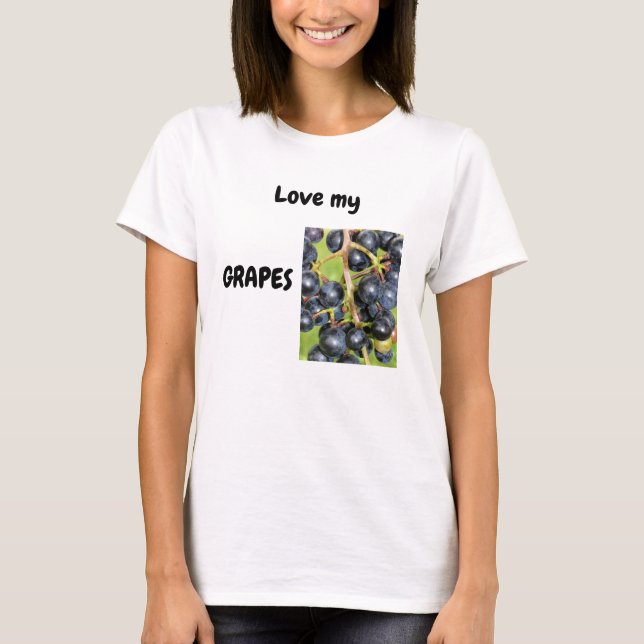 Adorei minha camiseta de GRAPES (Frente)