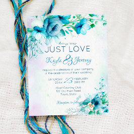 Adorei o convite de casamento do orçamento das flo