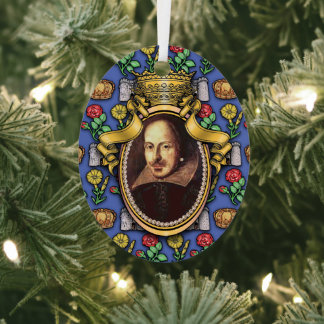 Adorno de Metal William Shakespeare
