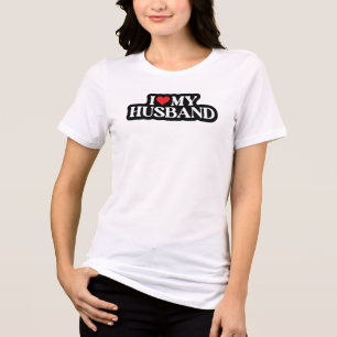 Adoro a camisa das mulheres Legal do meu marido