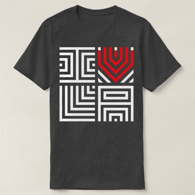 Adoro a camisa do Louisiana - 2 (Frente do Design)