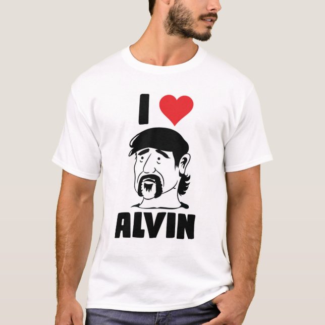 Adoro a camiseta Alvin para todos os fãs da políci (Frente)