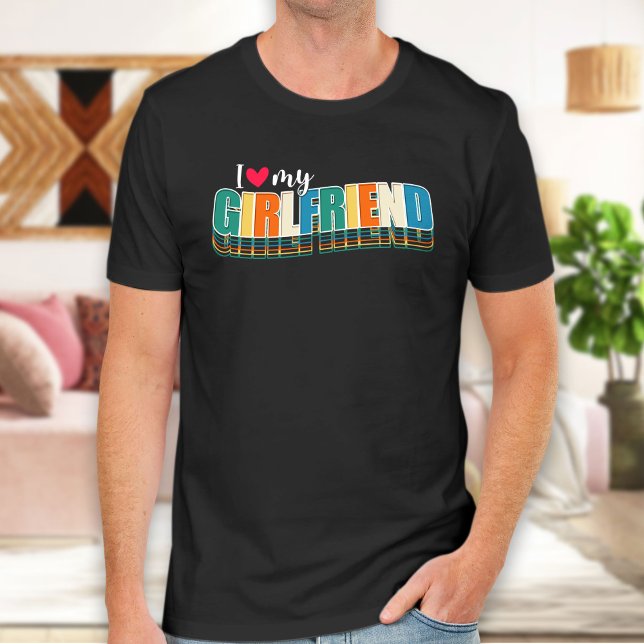 Adoro a minha Namorada, a camiseta do Dia dos Namo (Criador carregado)