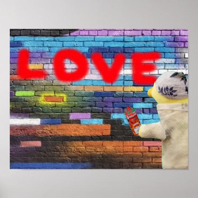 Adoro arte do Grafite. poster (Frente)