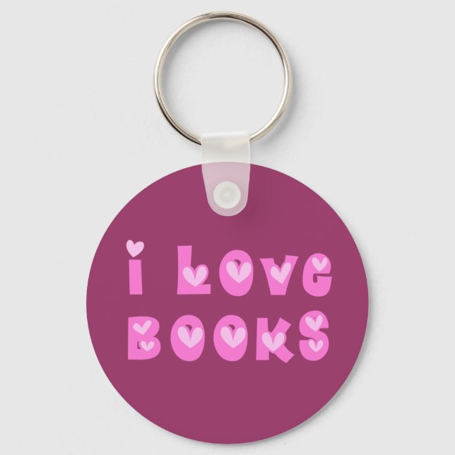 Adoro Chaveiro de Livros (Frente)