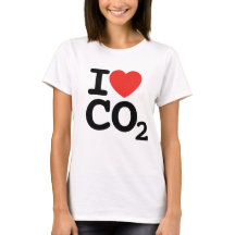 Adoro CO2 - Adoro camiseta feminina de dióxido de