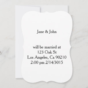 Adoro convites de casamento preto-rosa-quente de n