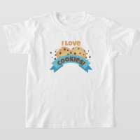 Adoro Cookies! Com Camiseta Azul