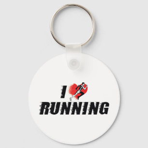 Adoro Correr Chaveiro