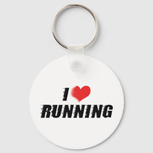 Adoro Correr Chaveiro