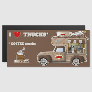 Adoro íman de caminhões (CAFÉ Trucks)