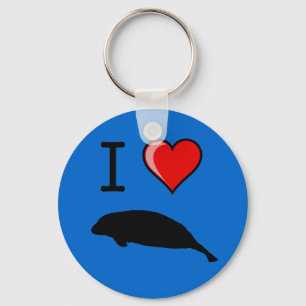 Adoro Manatees Chaveiro