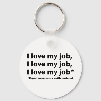 Adoro Meu Trabalho* Chaveiro