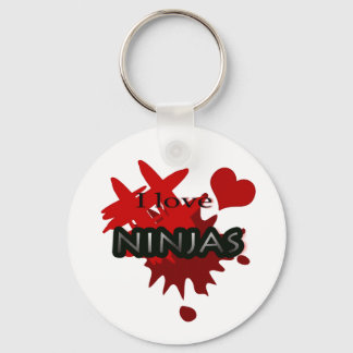Adoro Ninjas Chaveiro