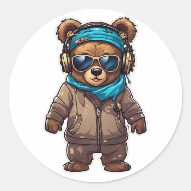 Adoro o adesivo de música (Frente)