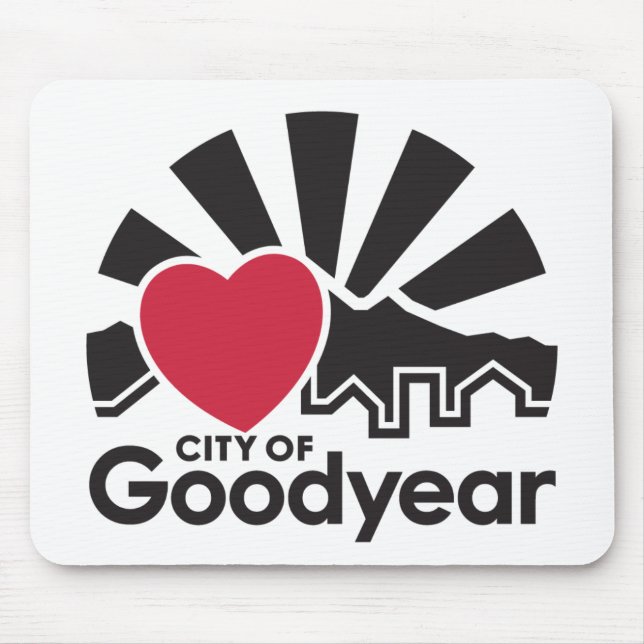 Adoro o Goodyear Mouse Pad (Frente)