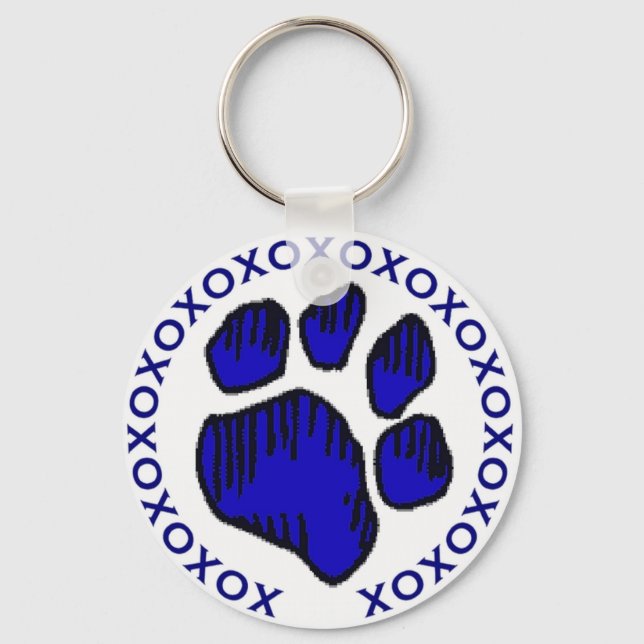 Adoro o meu cachorro! Chaveiro (Frente)
