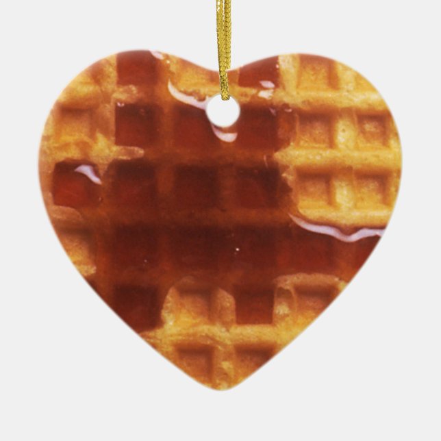 Adoro Ornamento de Waffles (Frente)