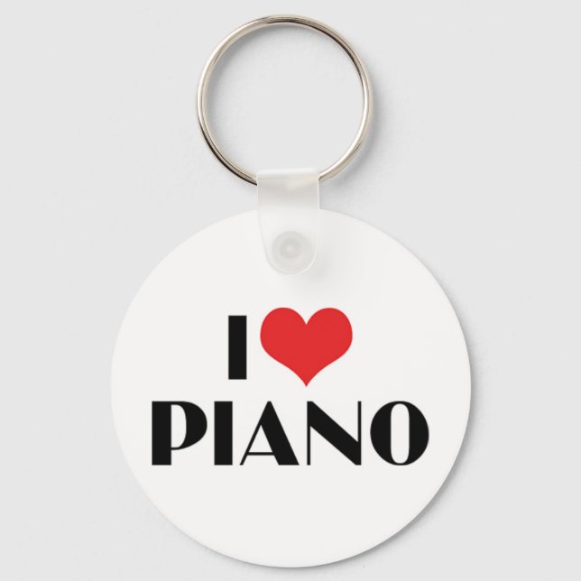 Adoro Piano Chaveiro (Frente)
