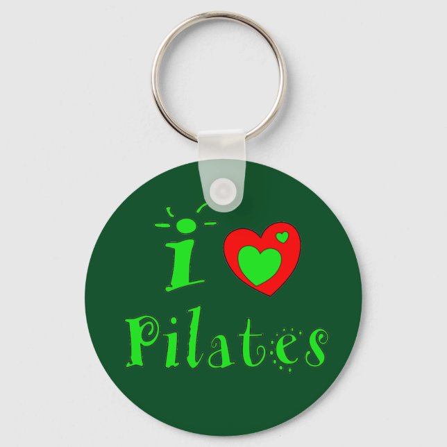 Adoro Pilates Chaveiro (Frente)