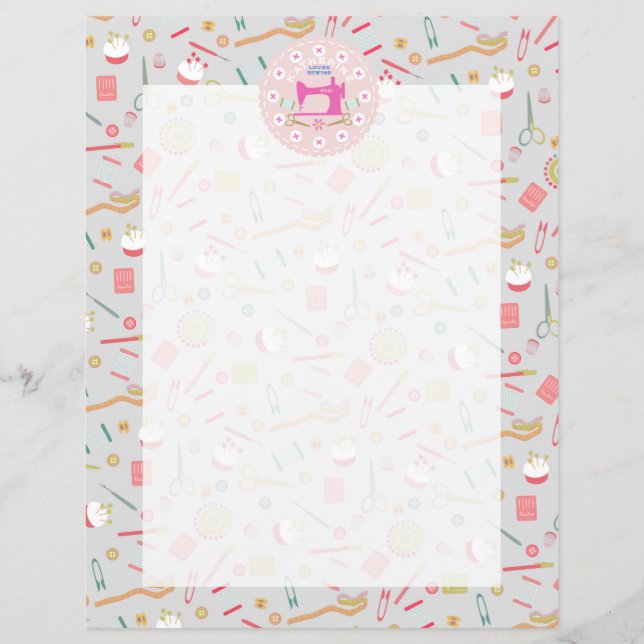 Adoro Sewing Machine Pastel Cinza (Frente)