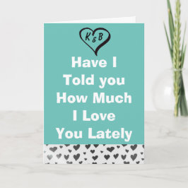 Adoro-Te Chocado com Cartões De Silver Hearts