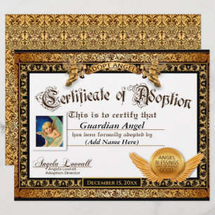 Adotar Certificado de Adoção Angels™