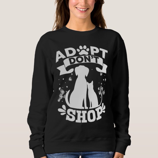 Adotar Não Comprar Animais de Emergência à Camisa  (Frente)